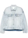 Jnby Button-up Denim Jacket In Blue