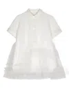 Jnby By Jnby A-line Short Sleeved Dress In White