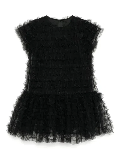 Jnby By Jnby Kids' A-type Pleated Dress In Black