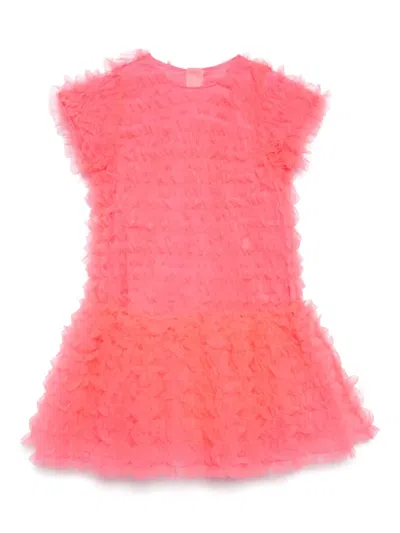 Jnby By Jnby Kids' A-type Pleated Dress In Pink