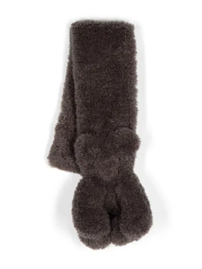 Jnby By Jnby Kids' Bear Retro Scarf In Neutrals