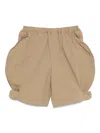 Jnby By Jnby Cotton Shorts In Brown