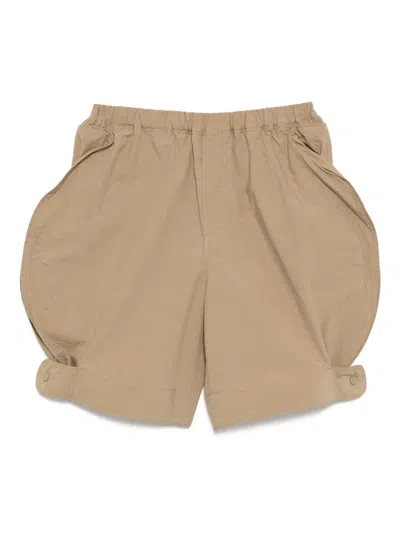 Jnby By Jnby Kids' Cotton Shorts In Brown