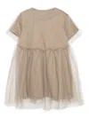 Jnby By Jnby Crew-neck Dress In Brown