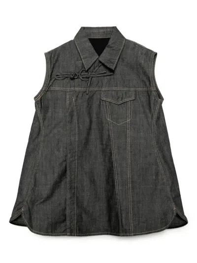 Jnby By Jnby Kids' Denim Dress In Blue
