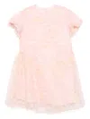 Jnby By Jnby Embroidered Short Sleeves Dress In Pink
