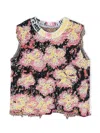 Jnby By Jnby Floral-jacquard Knitted Vest In Multicolour
