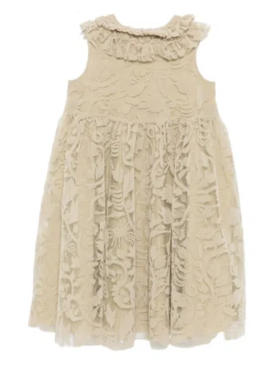 Jnby By Jnby Kids' フローラル ワンピース In Neutral