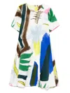 Jnby By Jnby Graphic-print Dress In White