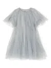 Jnby By Jnby Layered Tulle Dress In Grey