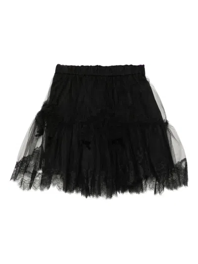 Jnby By Jnby Kids' メッシュ スカート In Black