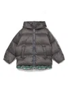 Jnby By Jnby Padded Jacket In Grey