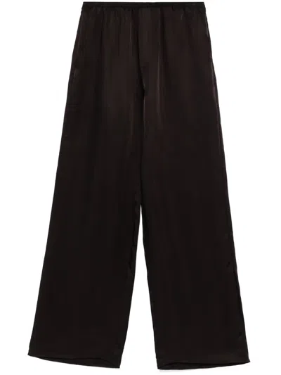 Jnby By Jnby Satin Trousers In Black