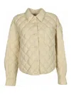 Jnby Style Quilted Jacket In Grey