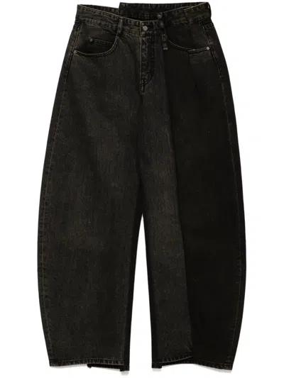 Jnby Colour-block Jeans In Black