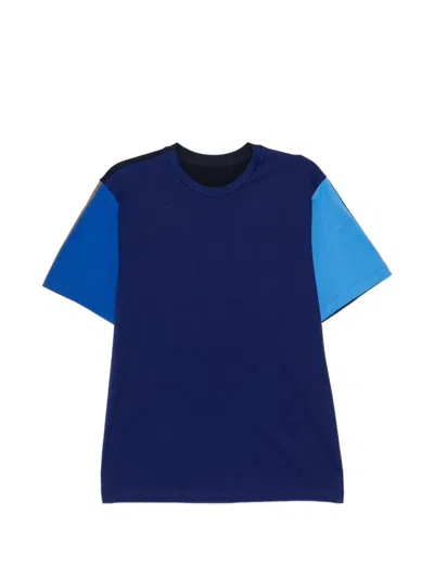 Jnby Colour-block Short-sleeve T-shirt In Animal Print