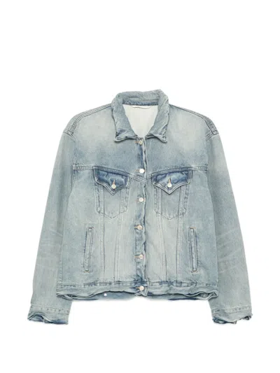 Jnby Cotton Denim Jacket In Blue