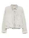Jnby Cotton Denim Jacket In Gray