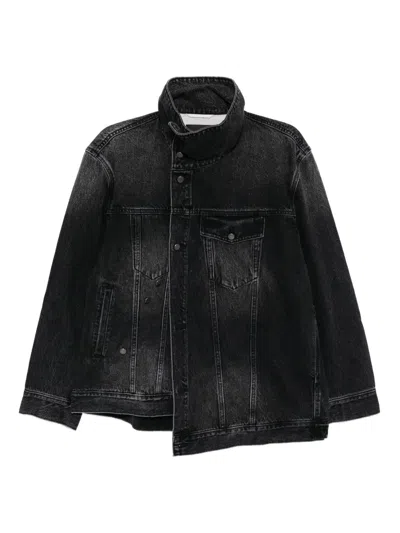 Jnby Cotton Denim Jacket In Gray