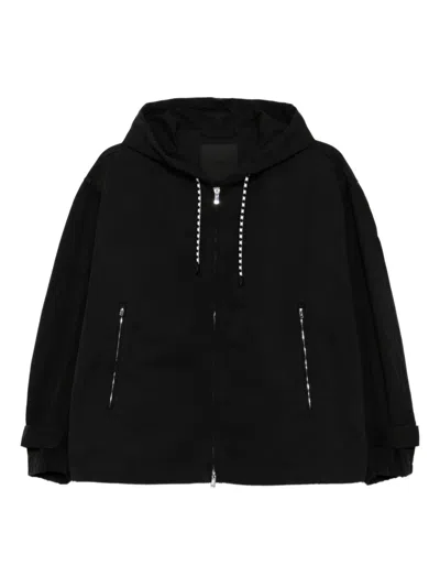 Jnby Cotton Hoodie In Black