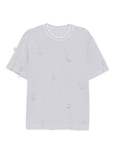 Jnby Cotton Striped T-shirt In Pattern