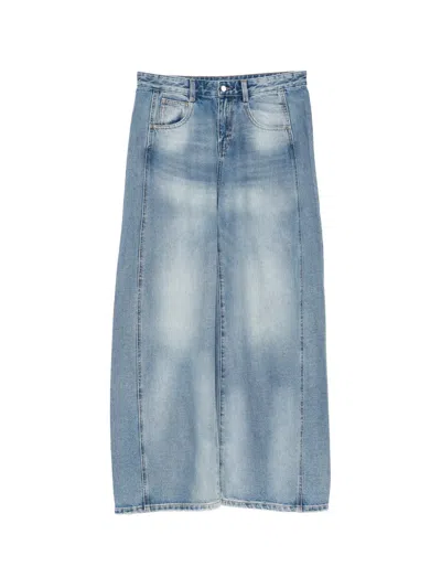 Jnby Cotton Wide-leg Jeans In Blue