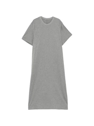 Jnby Crew Neck Short-sleeve Dress In Gray