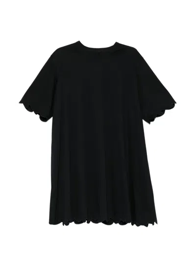 Jnby Crew-neck Short-sleeves Mini Dress In Multi