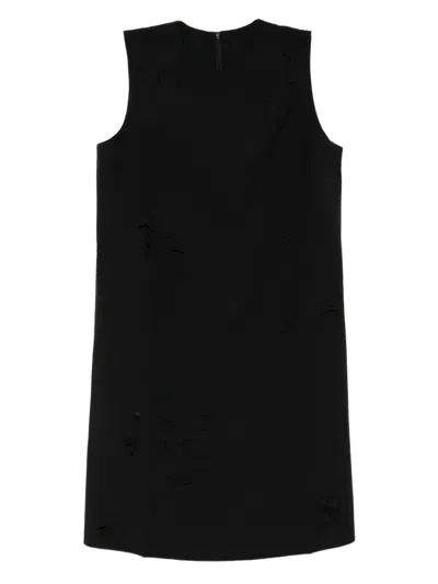 Jnby Crewneck Sleeveless Dress In Black