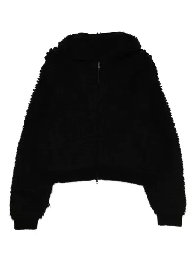 Jnby Cropped Cardigan In Black
