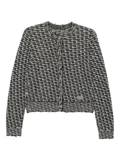 Jnby Cropped Cardigan In Black