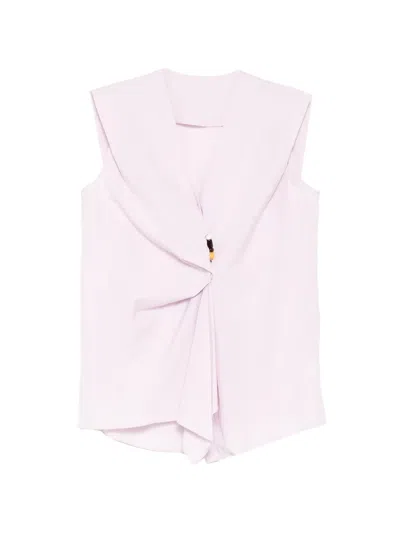 Jnby Deconstructed Blouse In Pink