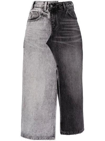 Jnby Denim Skirt In Grey