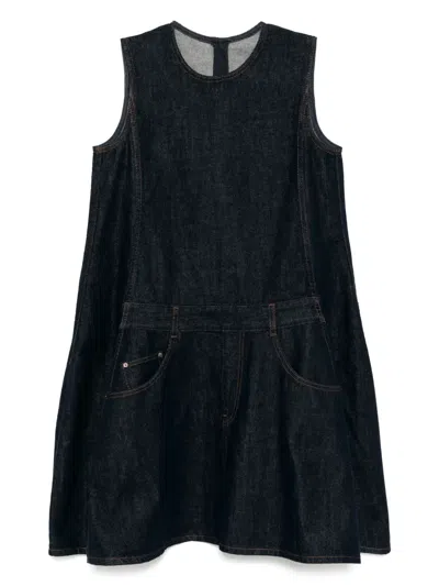 Jnby Denim Sleeveless Dress In Blue