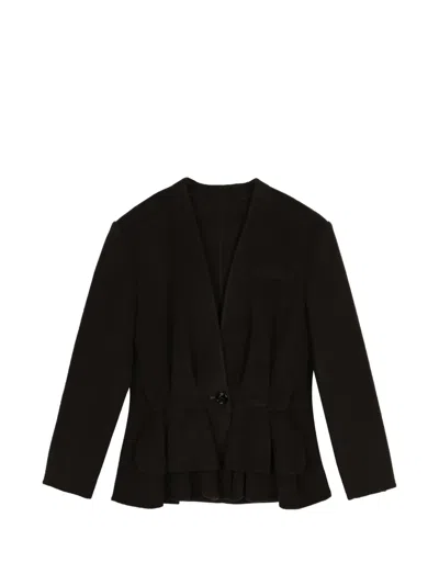 Jnby Double-face-blazer Mit X-silhouette In Black
