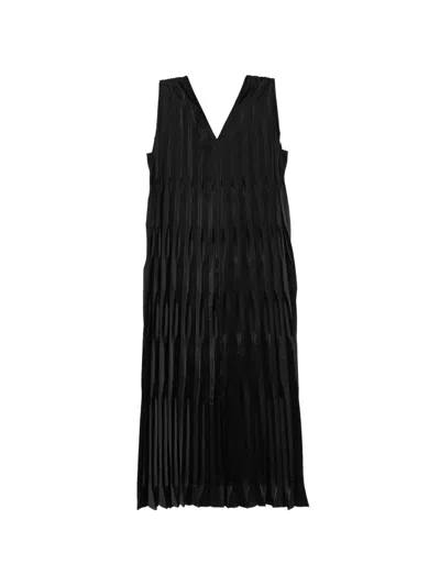 Jnby Drapiertes Maxikleid In Black