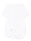 Jnby Drawstring-hem Dress In White