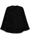 Shop Jnby Drawstring Jacket In Black