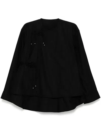 Jnby Drawstring Jacket In Black