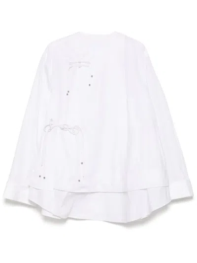 Jnby Drawstring Jacket In White