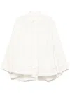 Jnby Drawstring Shirt In White