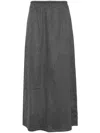 Jnby Drawstring Skirt In Grey