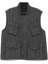 Jnby Drawstring Vest In Grey
