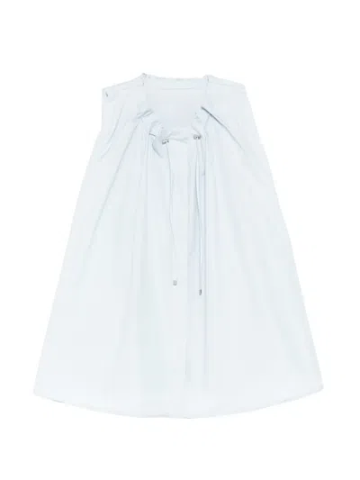 Jnby Drawstring-detail Blouse In Blue