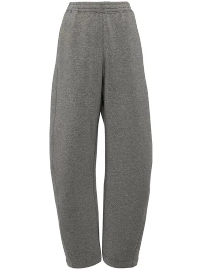 Jnby Elasticated-waist Track Pants In Grey