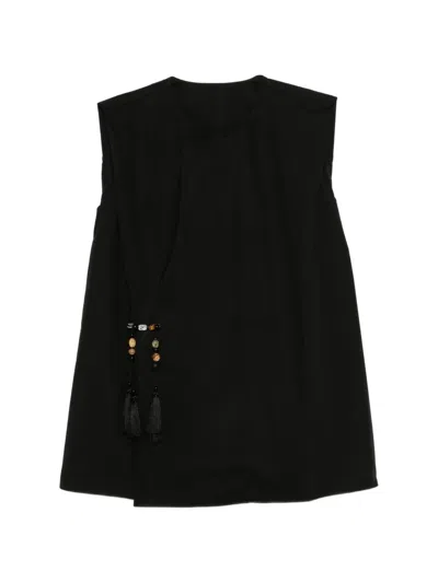 Jnby Embellished-button Top In Multi