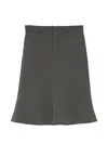 Jnby Flared Midi Skirt In Multi