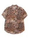 Jnby Floral-patterned Short-sleeved Shirt In Multi