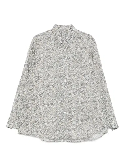 Jnby Floral-print Shirt In White