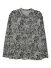 Jnby Floral-print T-shirt In Animal Print